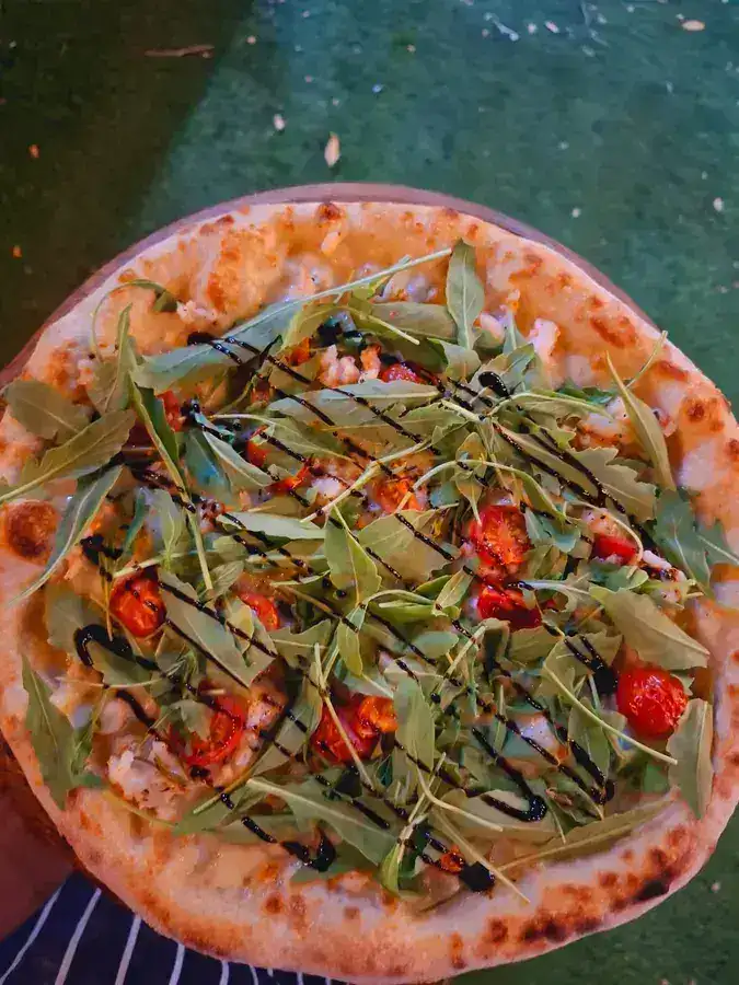 Ciao Napoli pizza photographed by a guest
